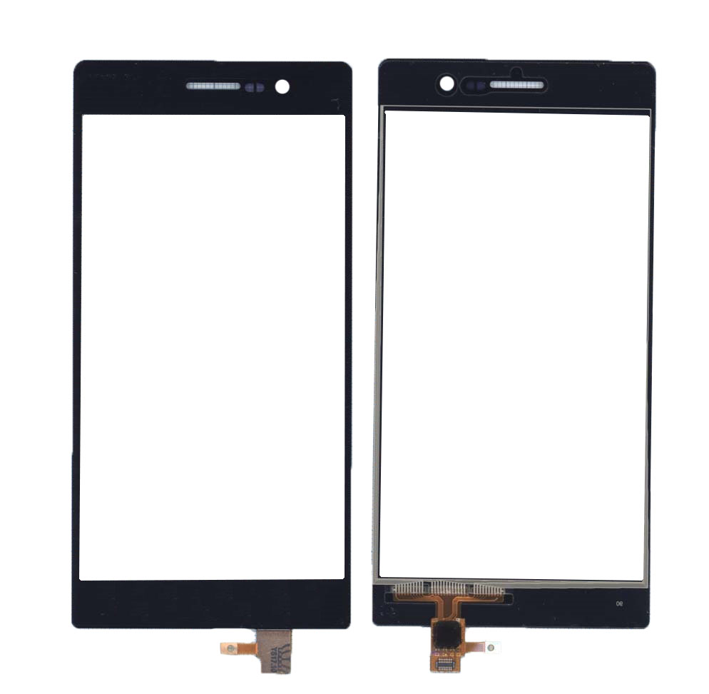 Сенсорное стекло (тачскрин) для Huawei Ascend P7 черное