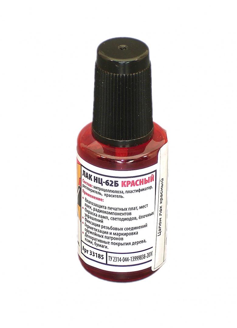 Цапон лак красный, флакон 22 мл