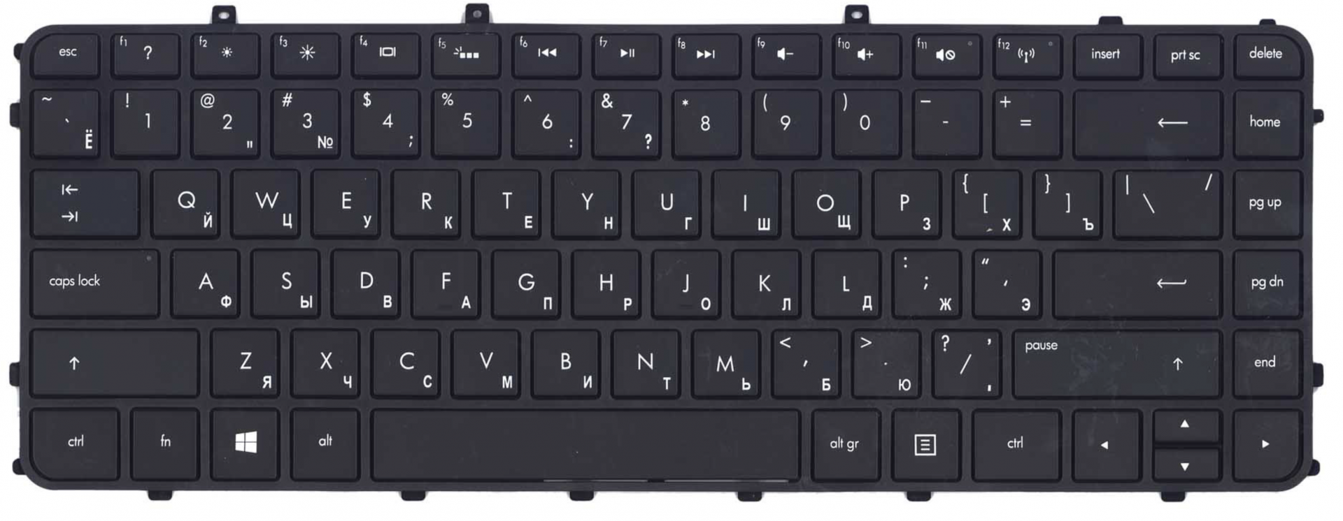 Клавиатура HP Envy 4-1000 с рамкой, OEM