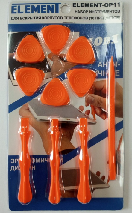 Набор инструментов для разборки планшетов и телефонов ELEMENT OP11