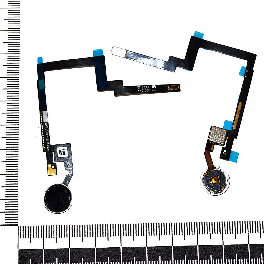 Шлейф iPad mini 3 + кнопка "HOME" черный