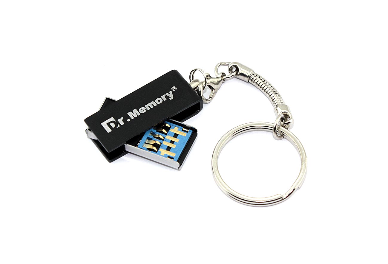 Флешка USB Dr. Memory 005 16Гб, USB 3.0, серебристый