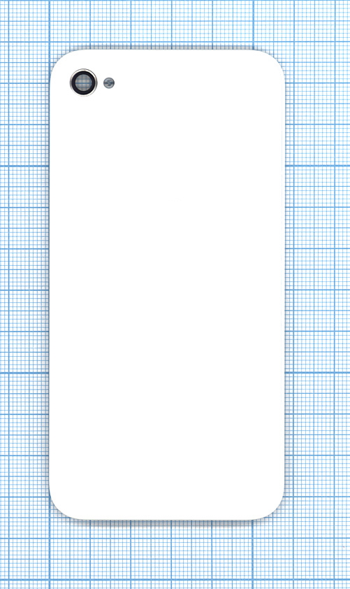 Задняя крышка для iPhone 4S белая