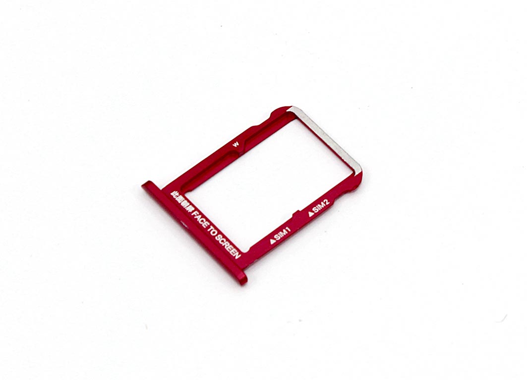 Лоток для SIM-карты Xiaomi Mi A2 красный