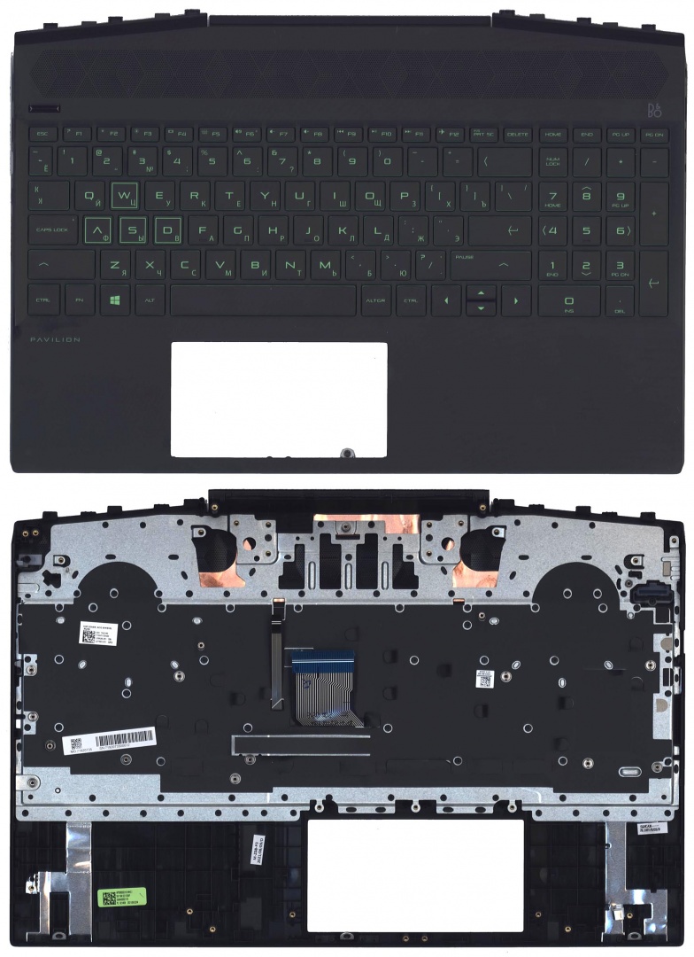 Клавиатура для ноутбука HP Pavilion Gaming 15-DK топкейс