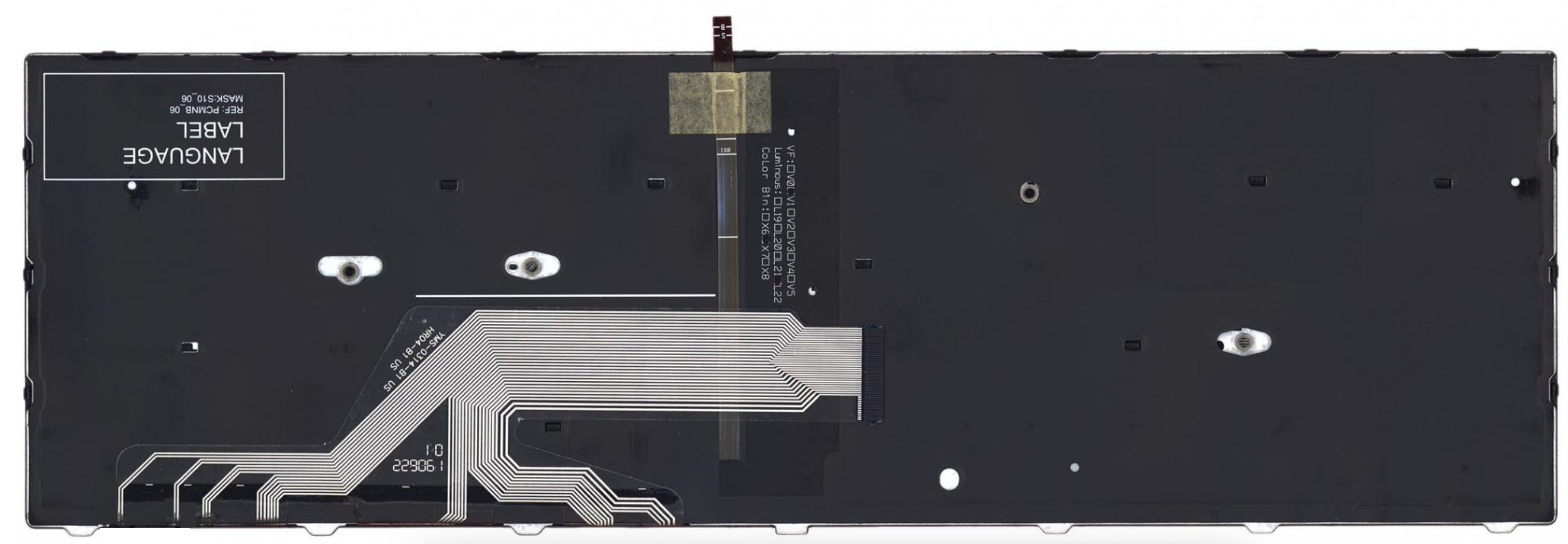 Клавиатура HP ProBook 470 G5 2RR84EA c подсветкой, с черной рамкой, OEM