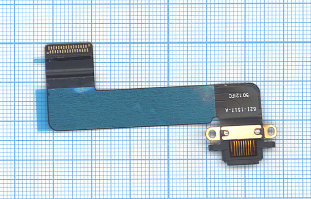 Шлейф с разъемом питания для планшета Apple iPad mini черный