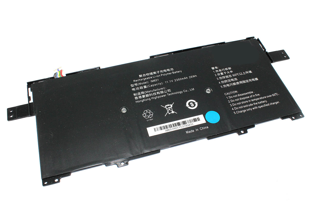 Аккумуляторная батарея для ноутбука Haier S314 S378 (IM651) 11.1V 2350mAh/26Wh