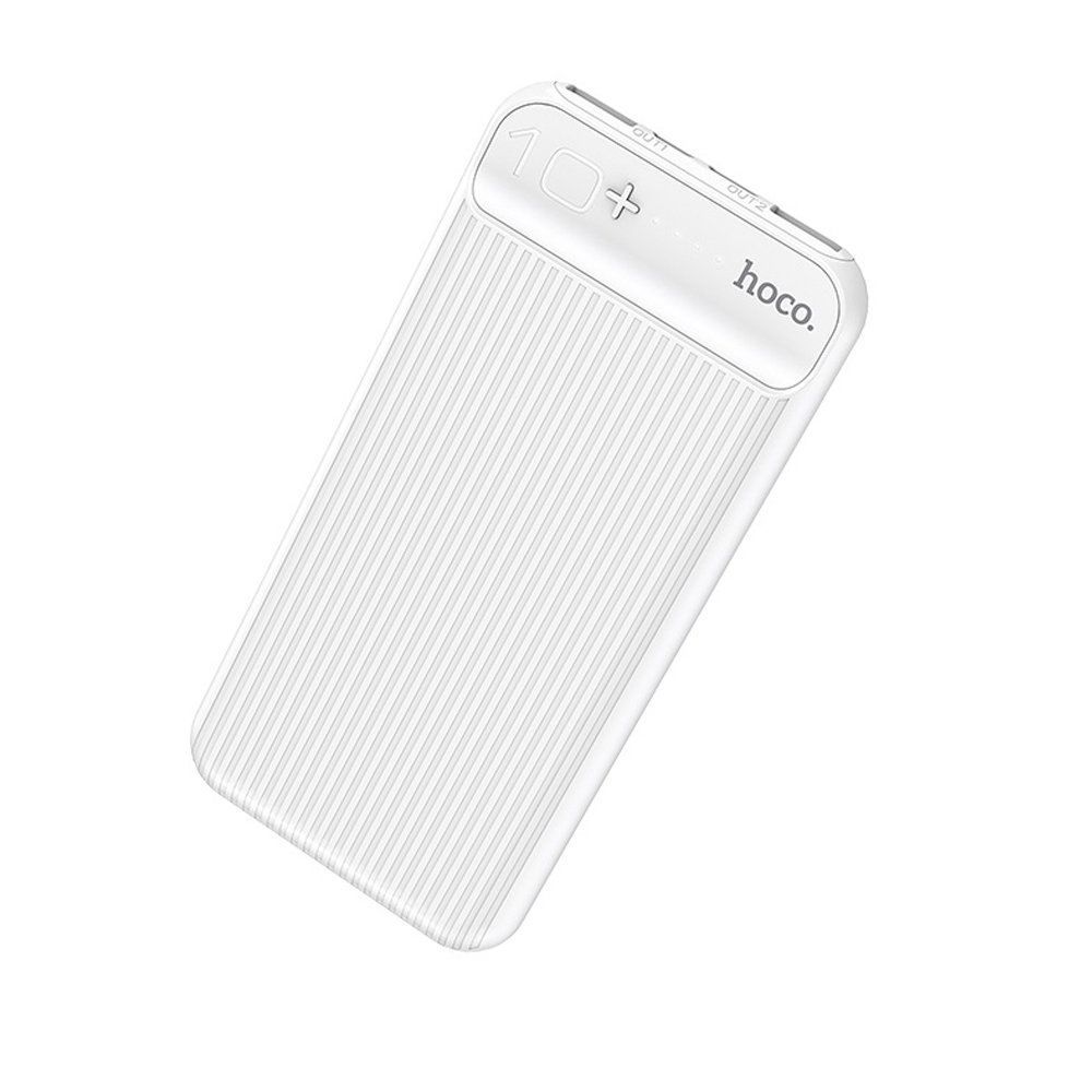 Power Bank 10000mA HOCO J52 New Joy (2 USB выхода 2,0A) белый