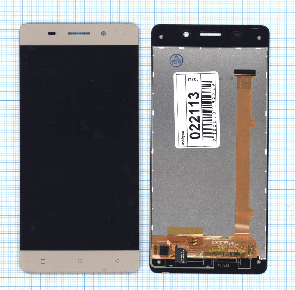 Дисплей для Highscreen Power Ice золотой