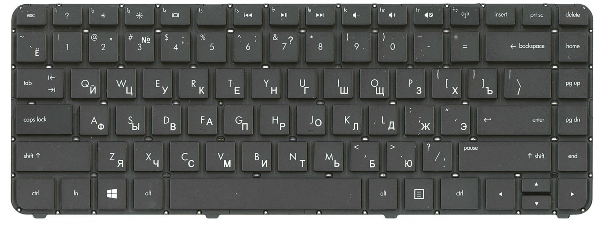 Клавиатура HP Pavilion dv4-5000 без рамки, OEM