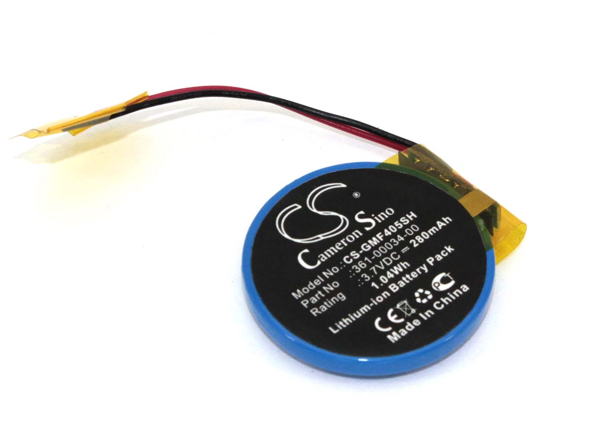 Аккумуляторная батарея CameronSino для Garmin Forerunner 405, Forerunner 410 (CS-GMF405SH) 280 mah