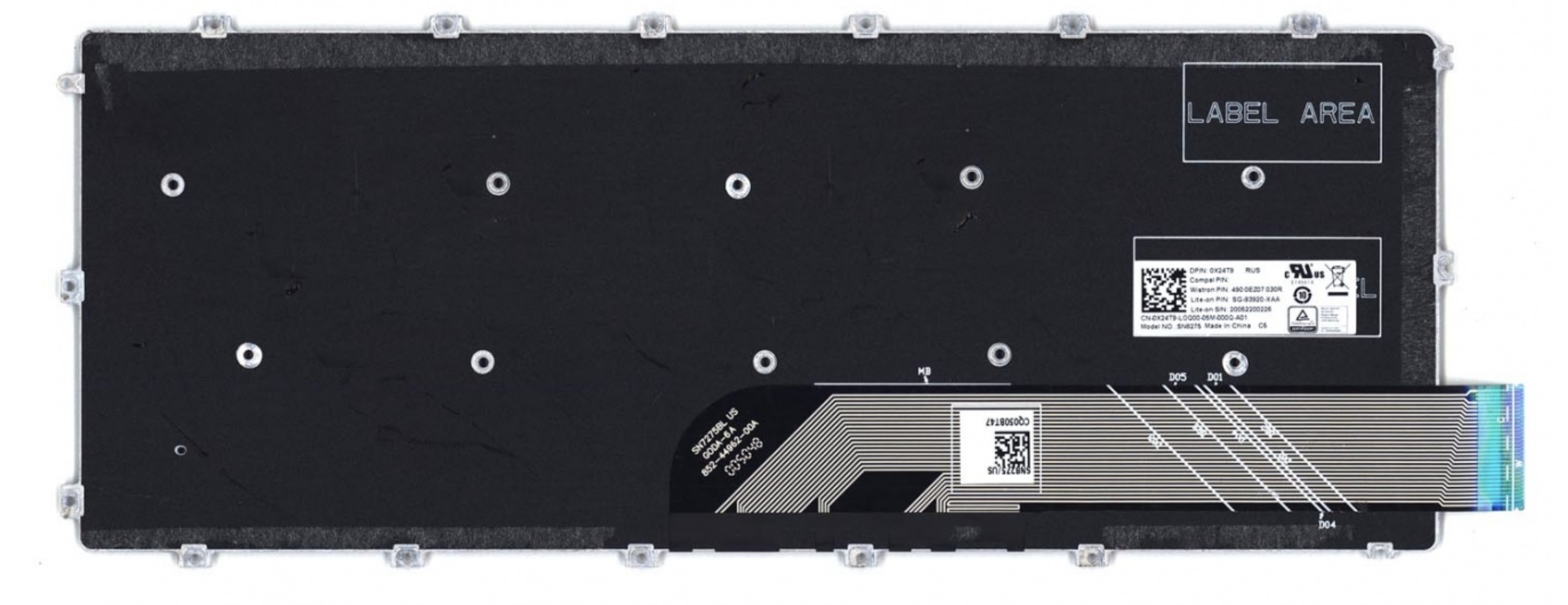 Клавиатура DELL Latitude 3400, 3400-0898 OEM