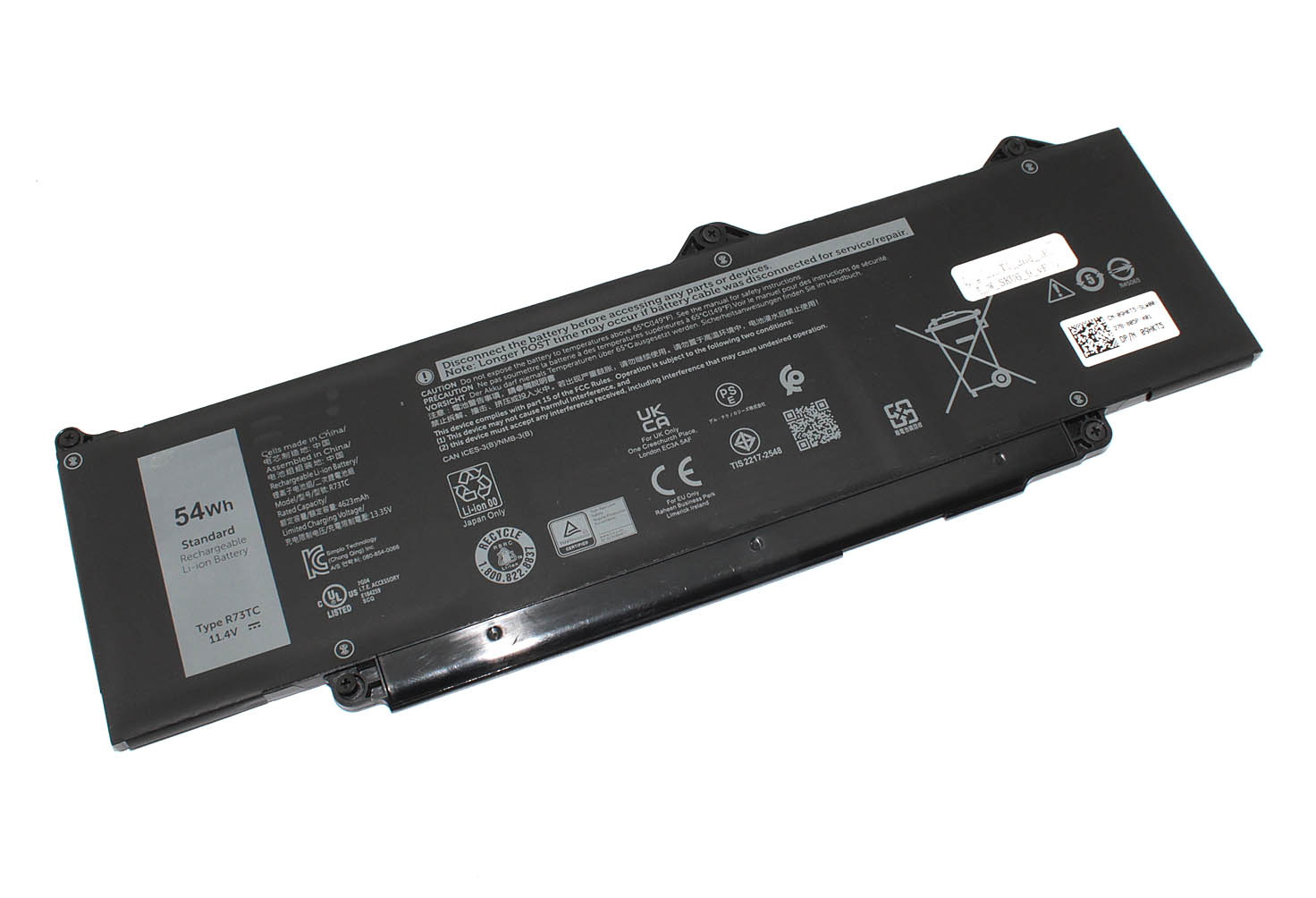Аккумуляторная батарея для ноутбука Dell Latitude 3440 (R73TC) 11.4V 54Wh