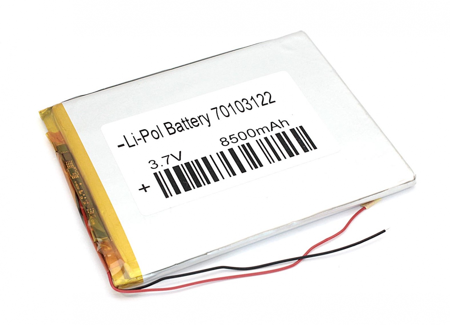 Аккумулятор Li-Pol (батарея) 7*103*122мм 2pin 3.7V/8500mAh