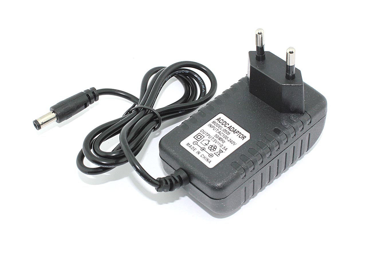 Блок питания (сетевой адаптер) 5V 0,5A 5.5x2.5