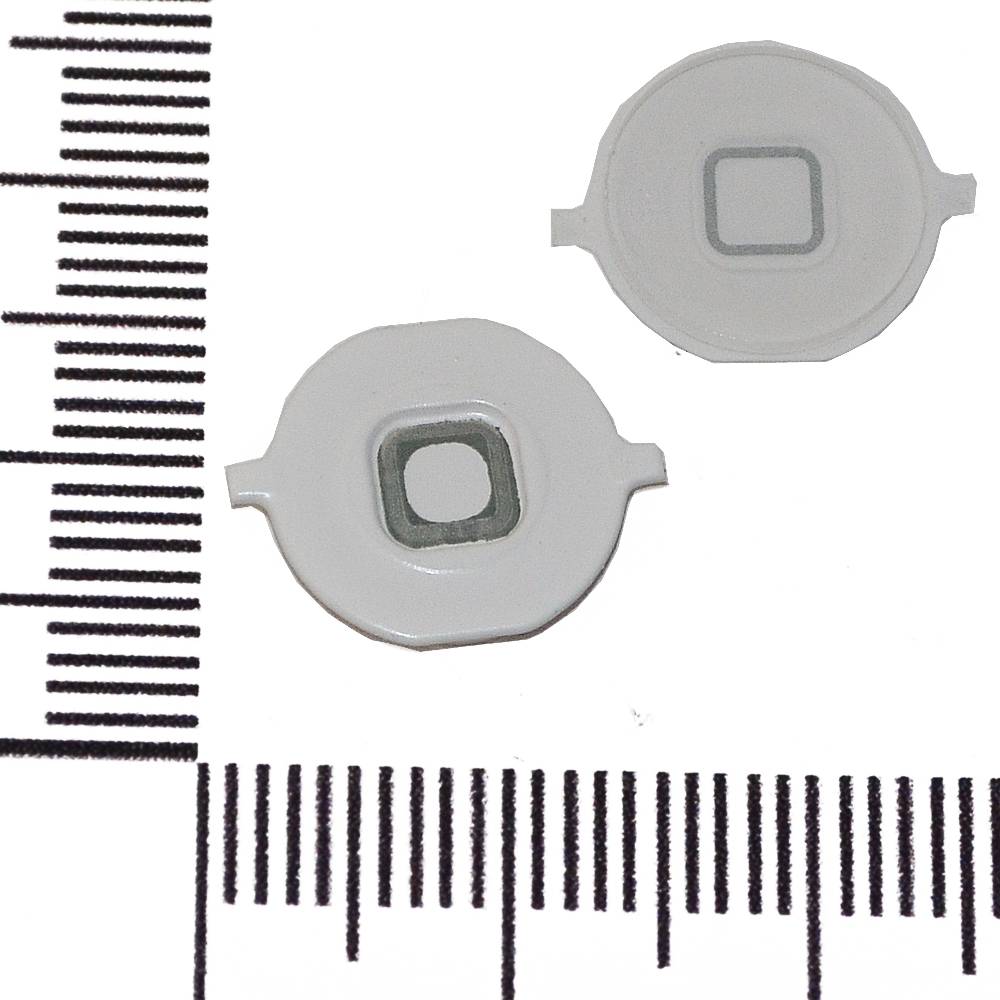 Толкатель кнопки HOME iPhone 4S белый