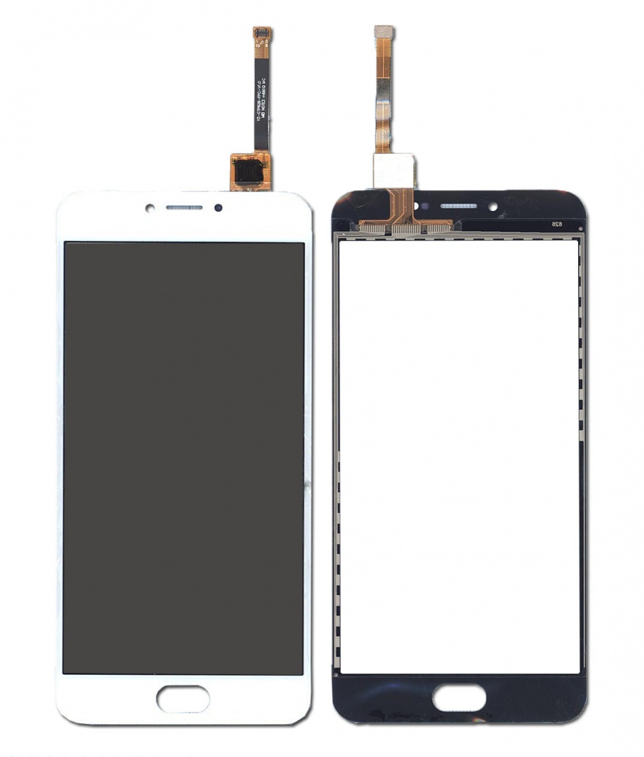 Сенсорное стекло (тачскрин) для Meizu M3 Note M681H белое