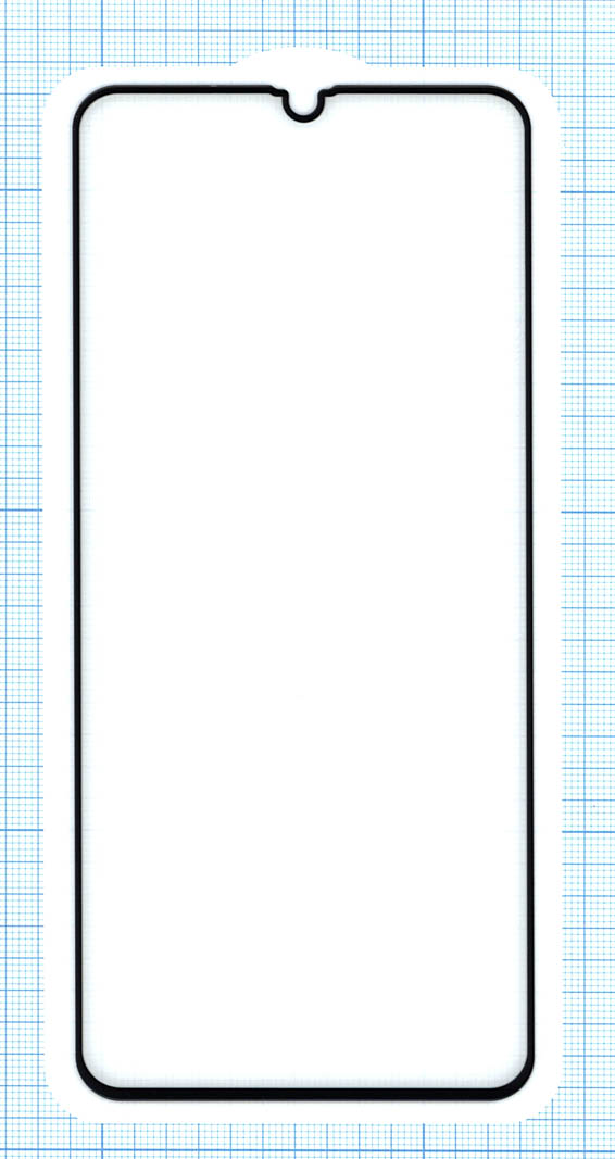 Защитное стекло "Полное покрытие" для Samsung Galaxy A32 / A22 (A325F/A225F) черное