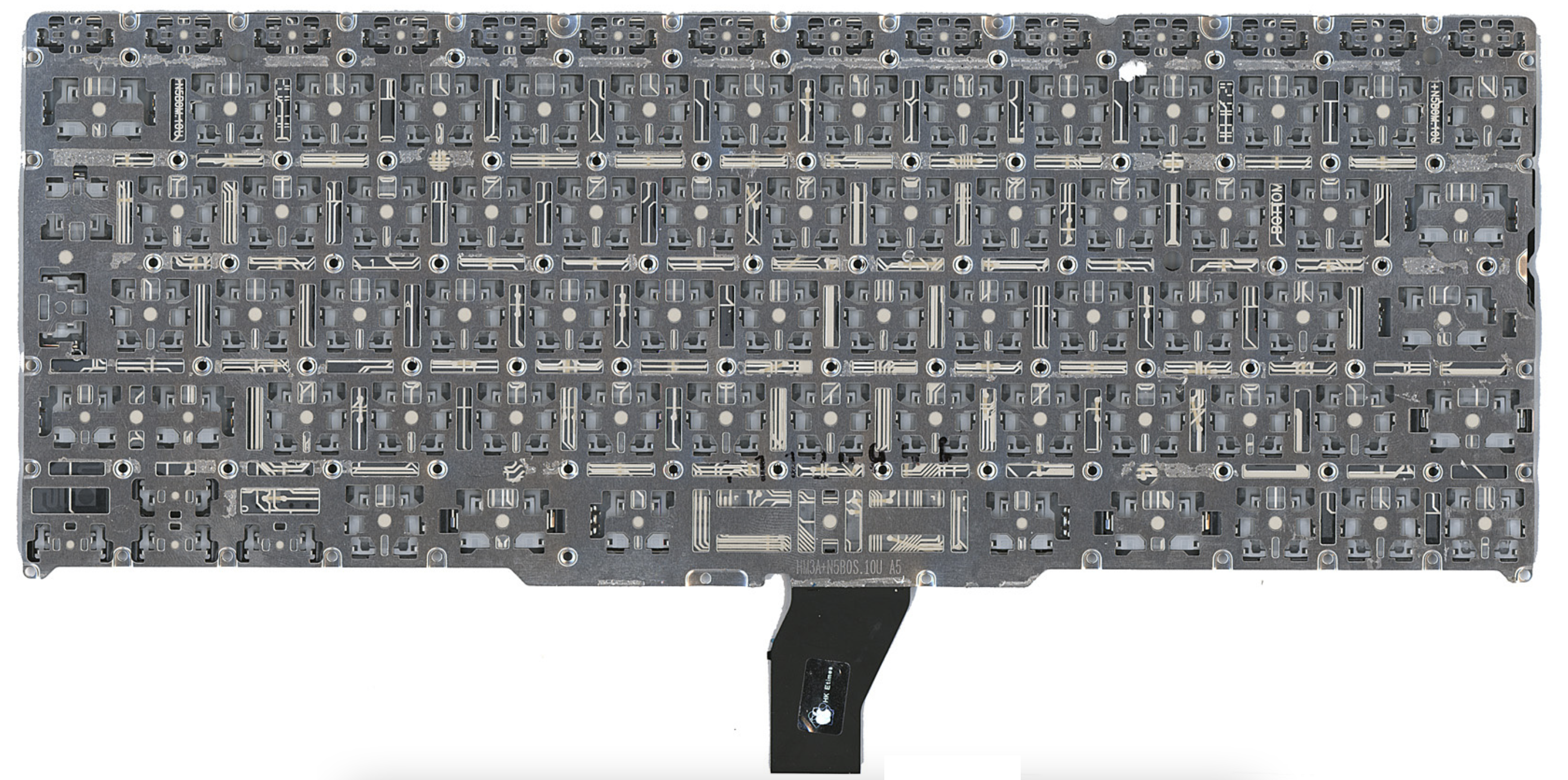 Клавиатура Apple MacBook Air 11.6" середина 2013 A1465 (MD711LL/A) с подсветкой, большой Enter, OEM