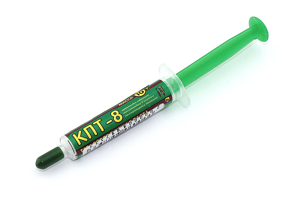 Термопаста КПТ-8 Connector шприц 10гр.