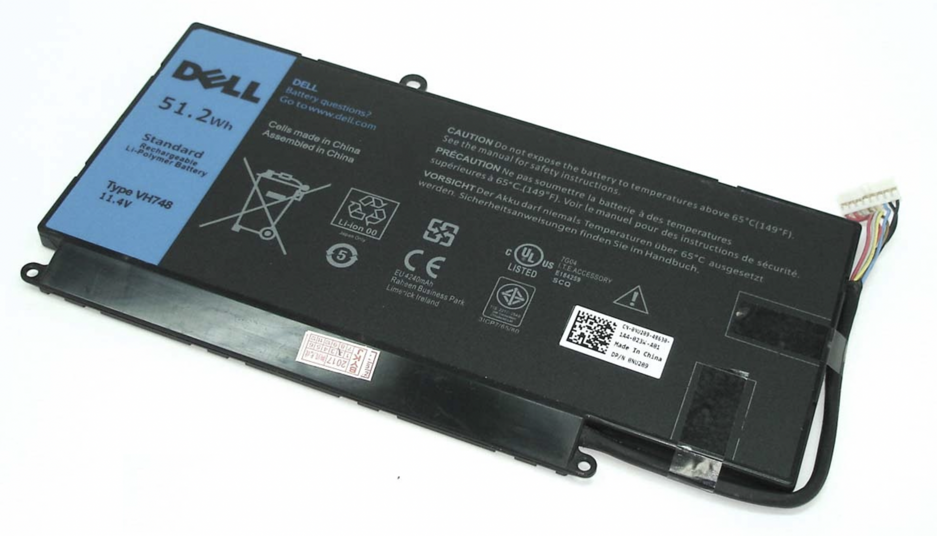 Аккумулятор Dell Vostro 5460 11.1V, 51.2Wh, Original