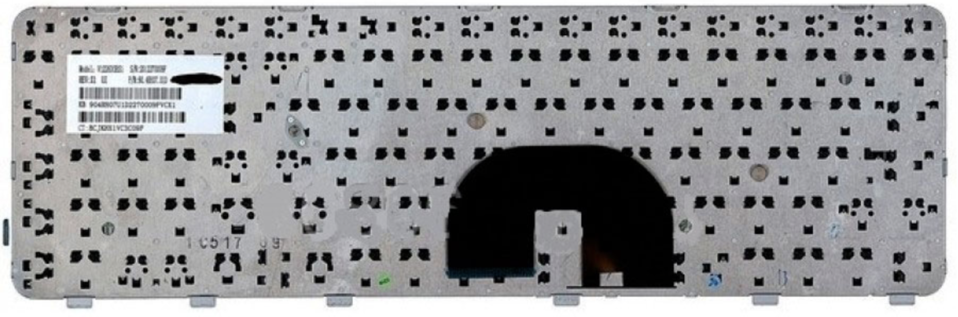 Клавиатура HP Pavilion dv6-6000 серебристая, OEM