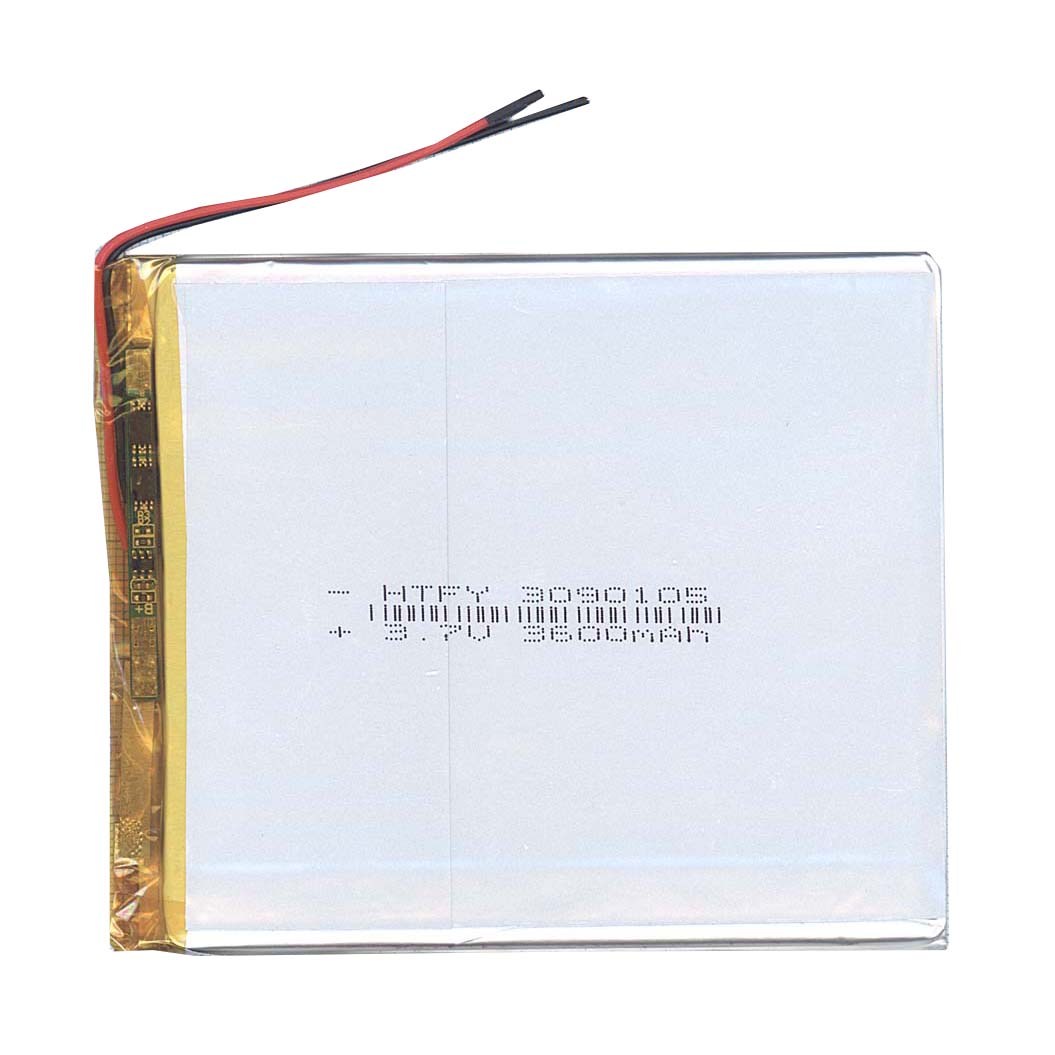 Аккумулятор Li-Pol (батарея) 3*90*105мм 2pin 3.7V/3600mAh