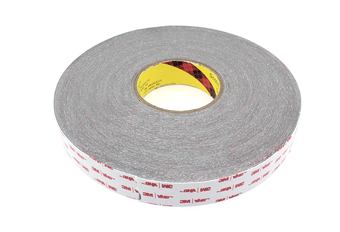 Скотч двусторонний вспененный 3M VHB  30 мм серый. 50 м