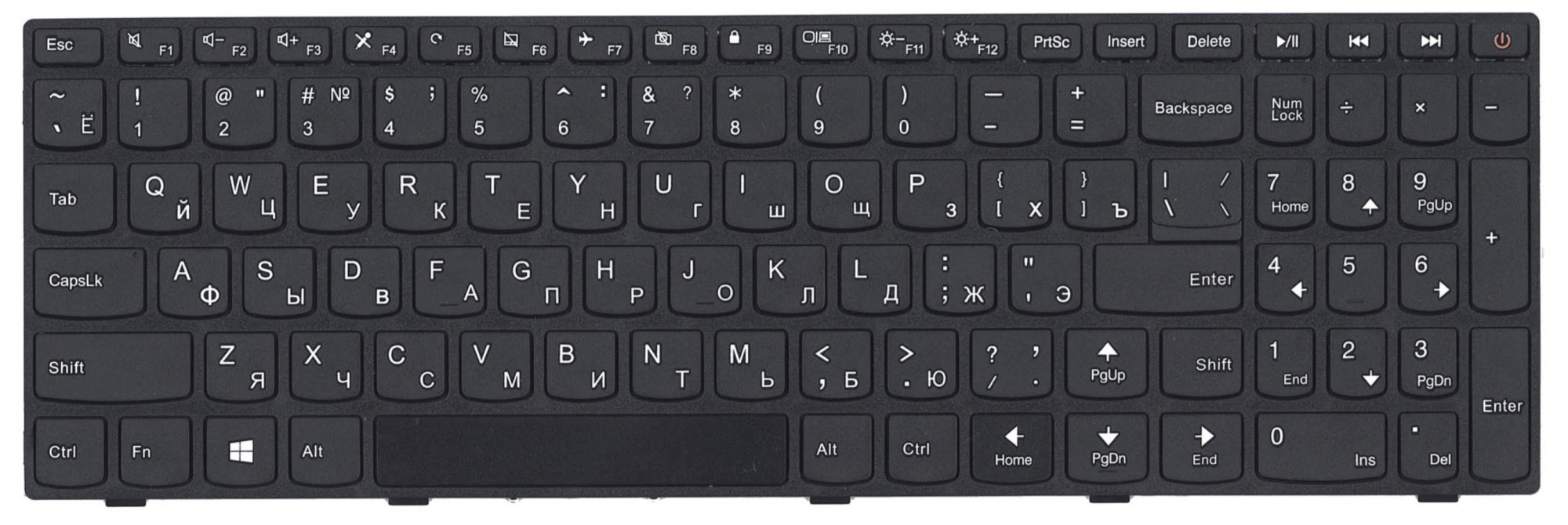 Клавиатура Lenovo IdeaPad 110-15ISK OEM