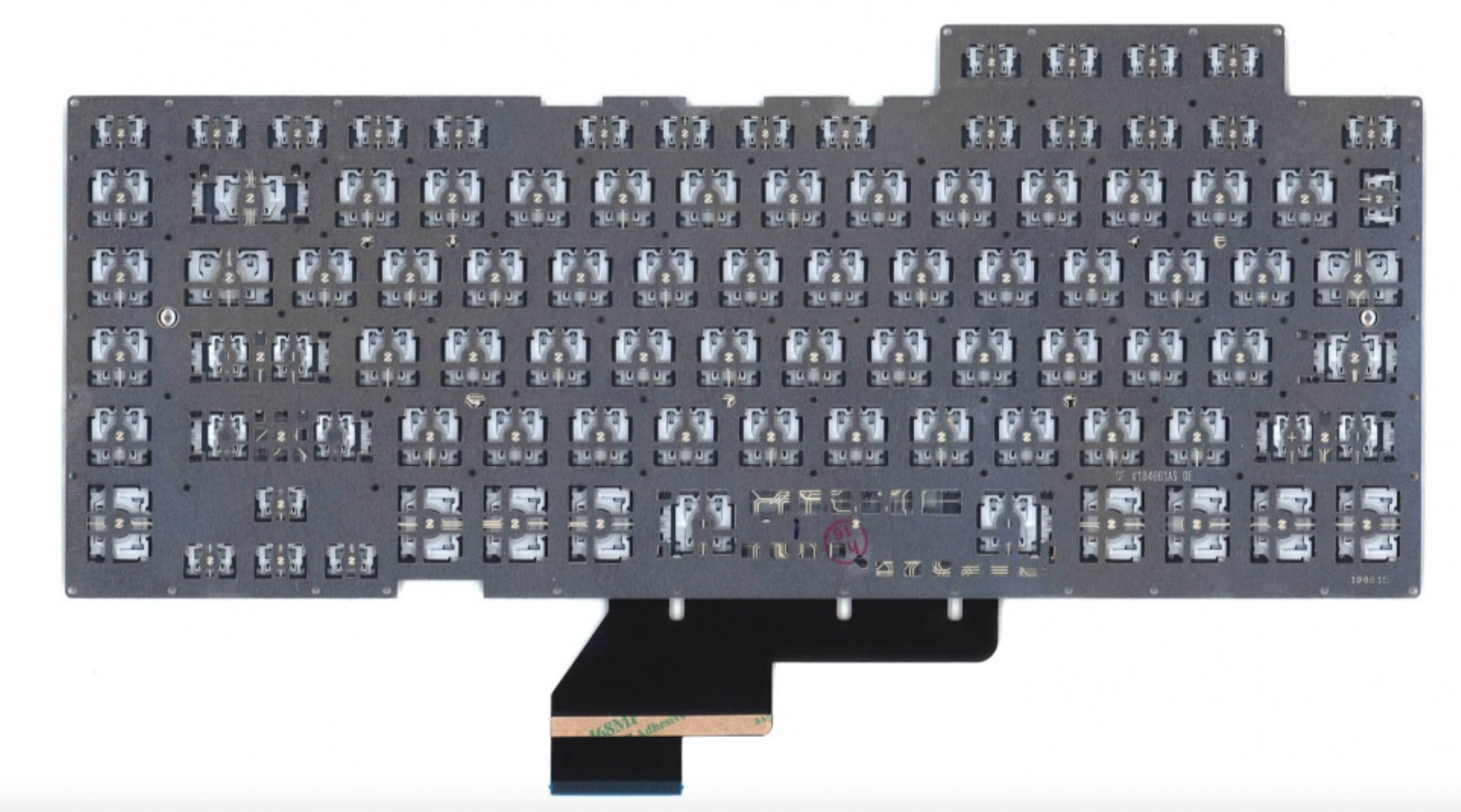 Клавиатура ASUS ROG GU502GU-ES065T ZEPHYRUS M c подсветкой, маленький энтер, OEM