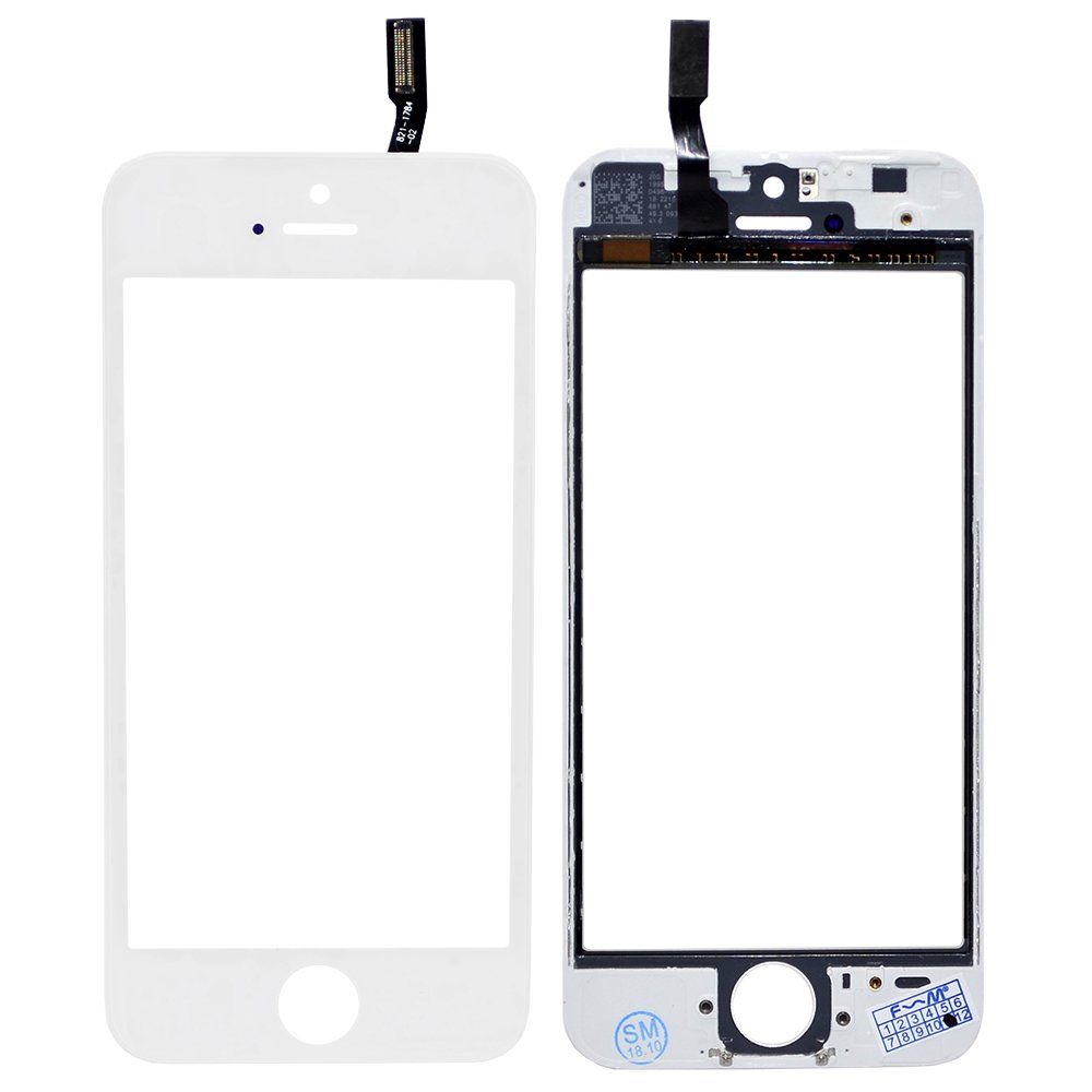 Тачскрин (Сенсор дисплея) iPhone 5S + OCA белый