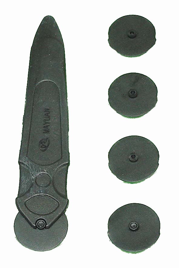 Инструмент для вскрытия телефонов/планшетов MaYuan черный со сменными колёсиками 5шт.