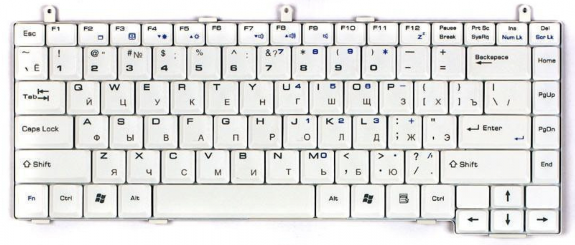 Клавиатура MSI M655 белая, OEM