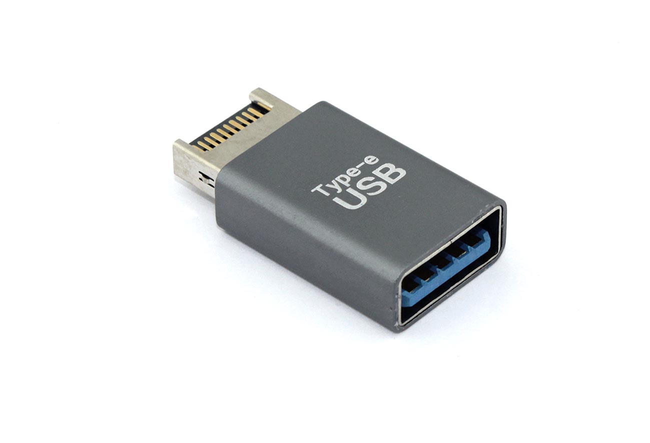 Переходник USB Type E папа на USB 3 мама
