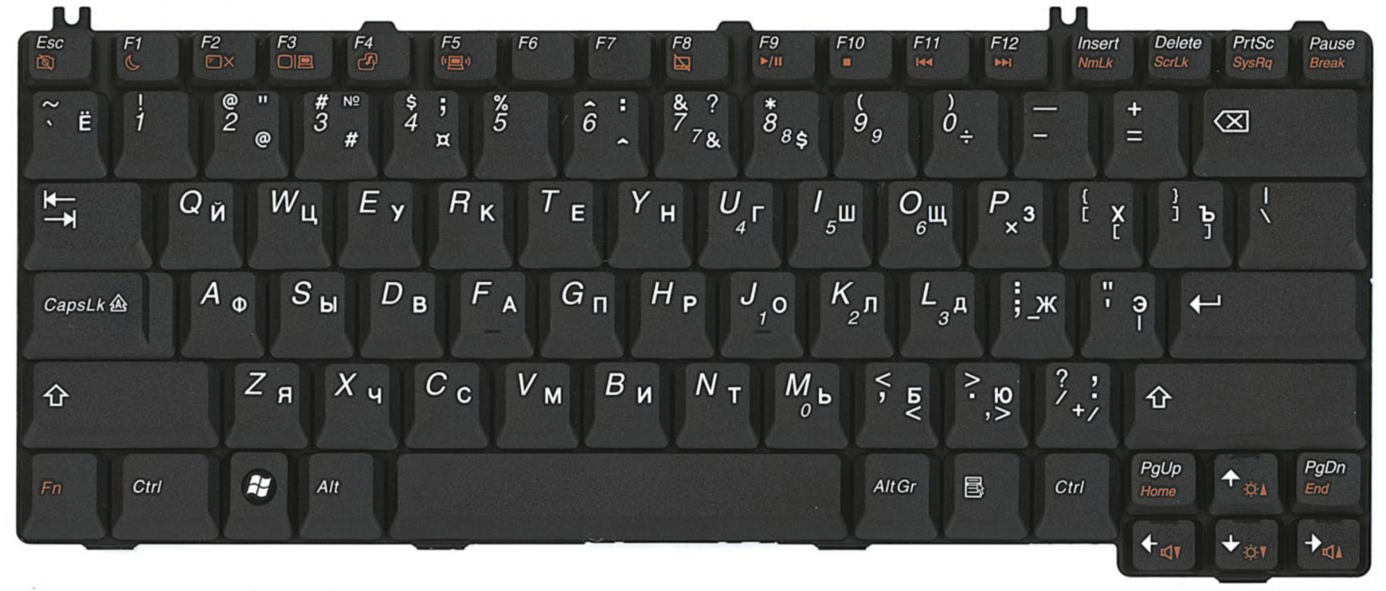 Клавиатура Lenovo IdeaPad Y430 OEM