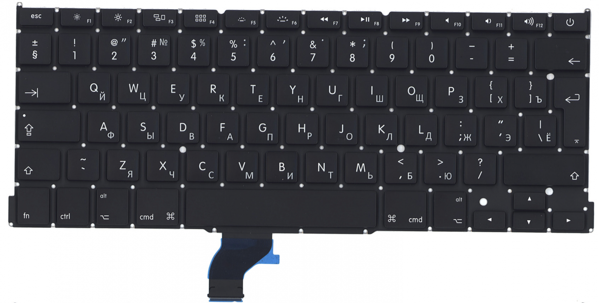 Клавиатура Apple MacBook Pro Retina 13.3" конец 2013 A1502 (ME864LL/A) большой Enter, OEM