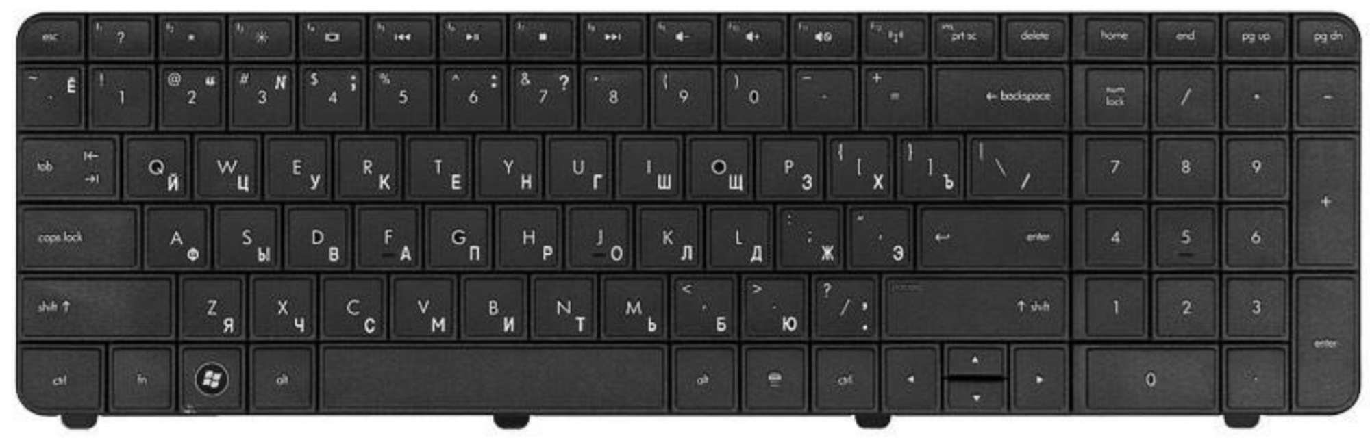 Клавиатура HP G72 OEM