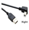 Кабель USB  2.0 на  USB-B угол вправо 0,5 м