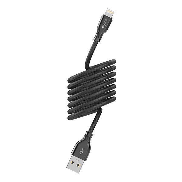 Кабель USB - Lightning 8-pin DOTFES A07 Mechanic черный (1м)