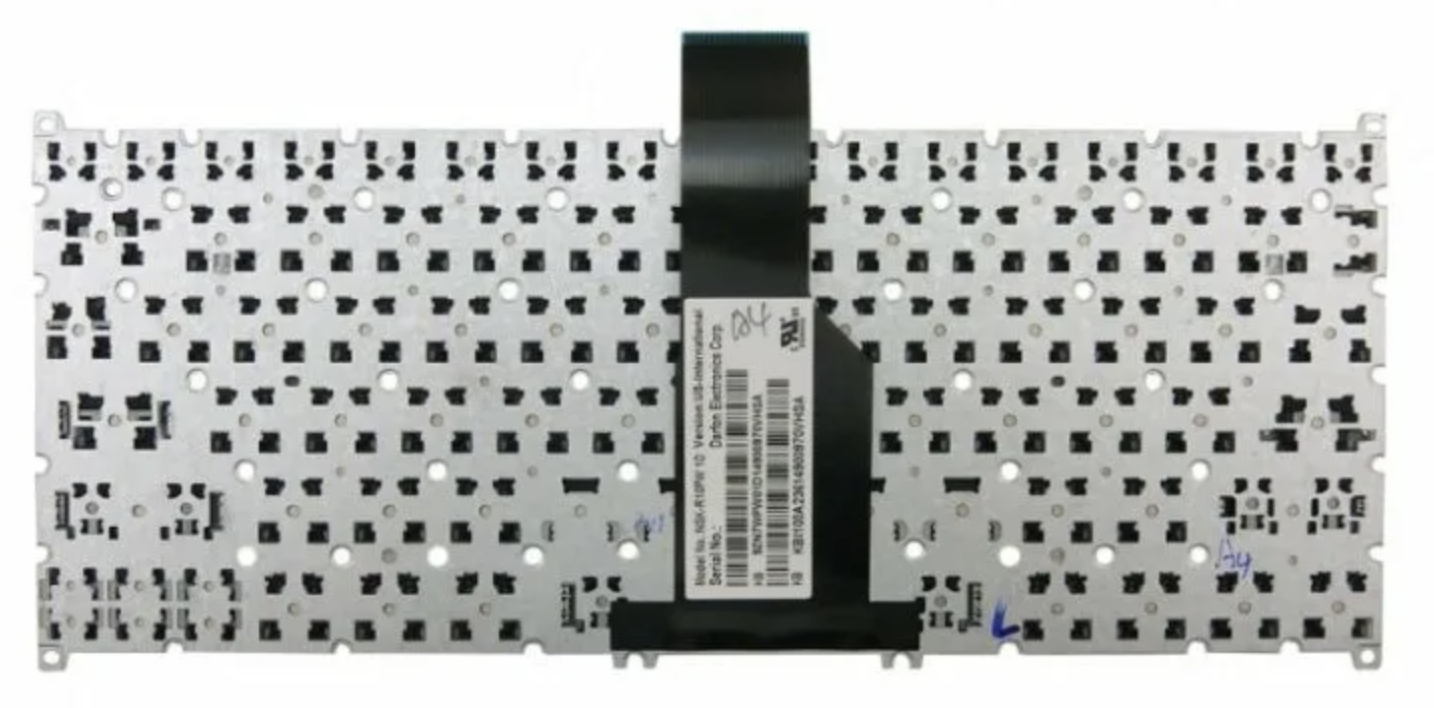 Клавиатура Acer Aspire S5-391 серая, OEM