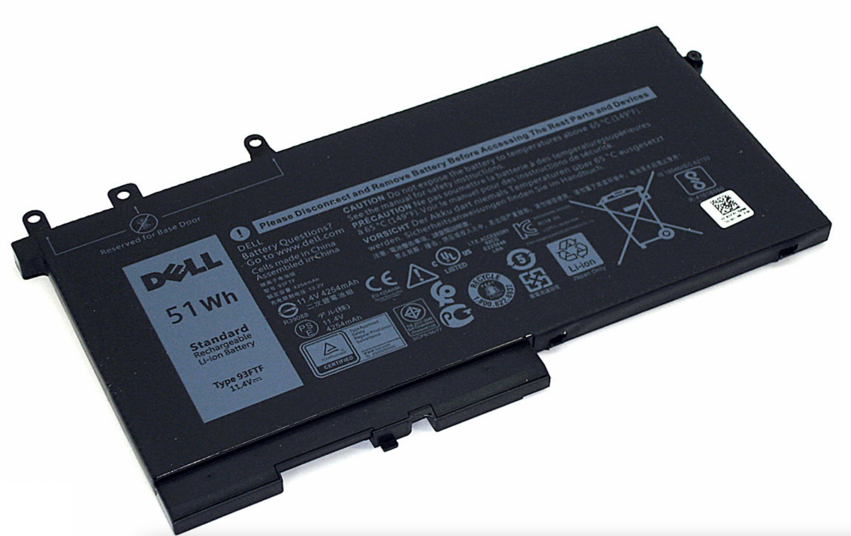 Аккумулятор DELL Latitude 5490 5490-6788 11.4V, 51Wh, Original