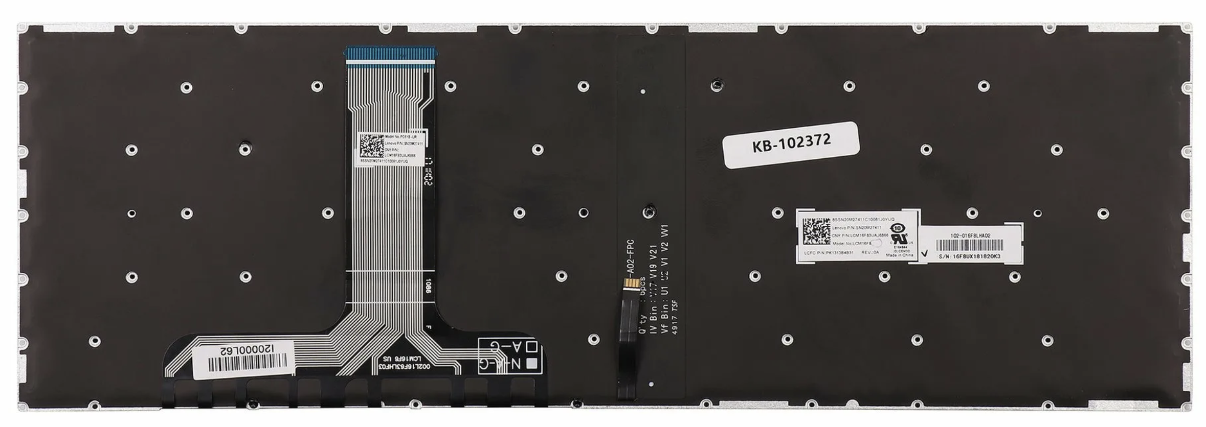 Клавиатура Lenovo Legion Y720 без рамки, с красной подсветкой, OEM