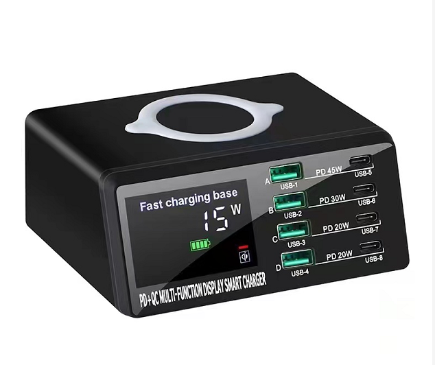 Зарядное устройство ICharge 8 Max для 9-ти телефонов/ноутбуков с индикацией потребления