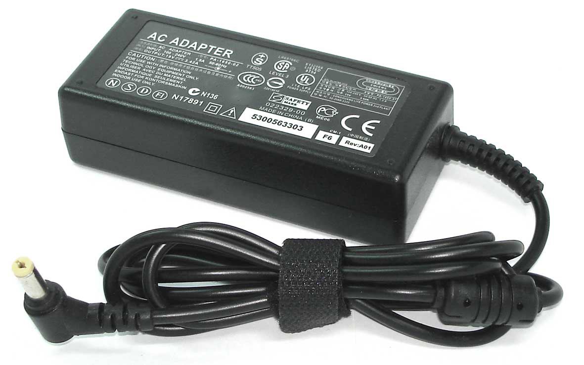 Блок питания (сетевой адаптер) для ноутбуков Delta 19V 3.42A 5.5x1.7 REPLACEMENT