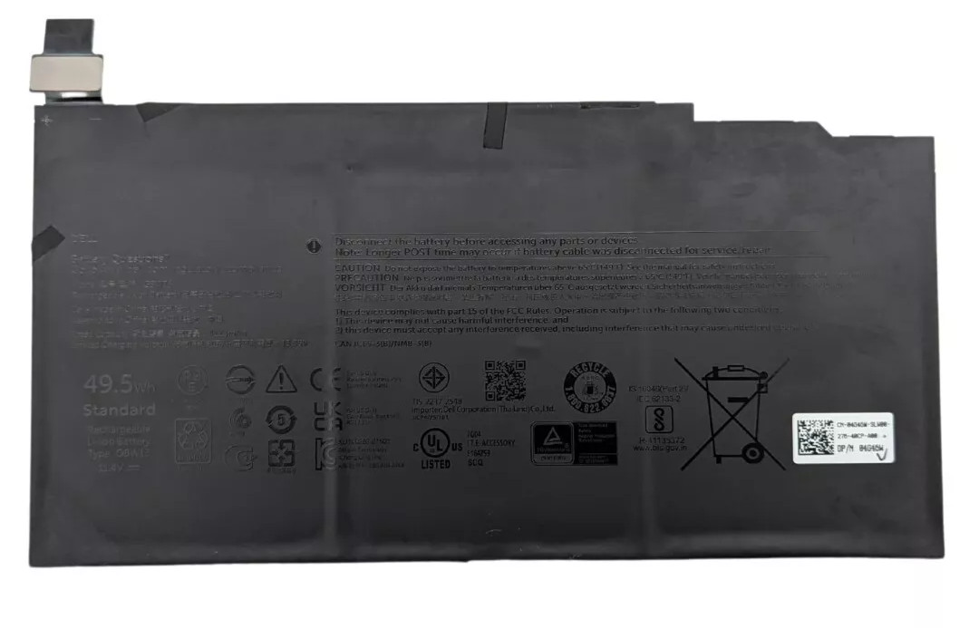 Аккумуляторная батарея для ноутбука Dell XPS 13 9315 2-in-1 (G8W13) 11.4V 49.5Wh
