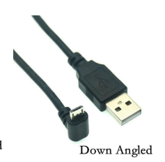 Кабель USB  Type A на Micro USB угол вниз 1,5 м