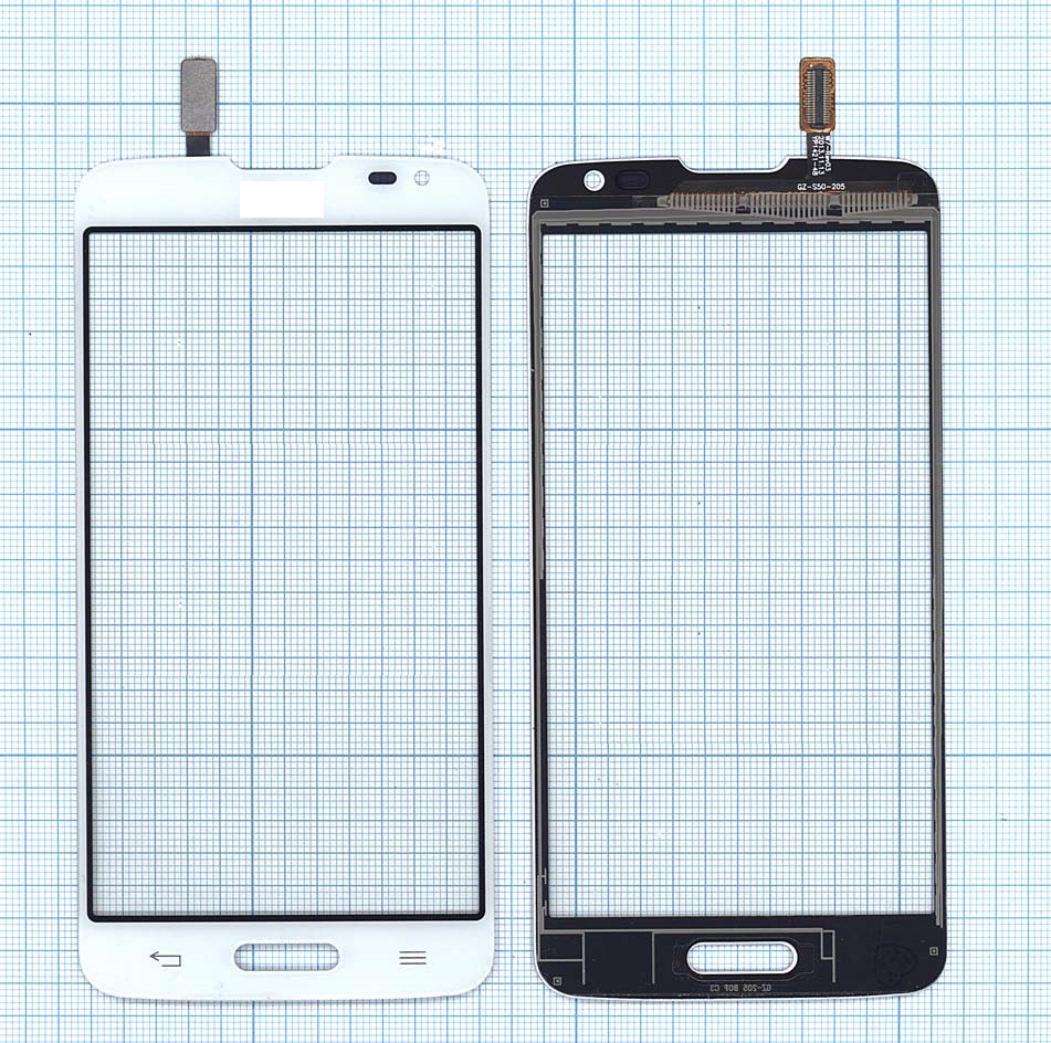 Сенсорное стекло (тачскрин) для LG L90 D405 белое
