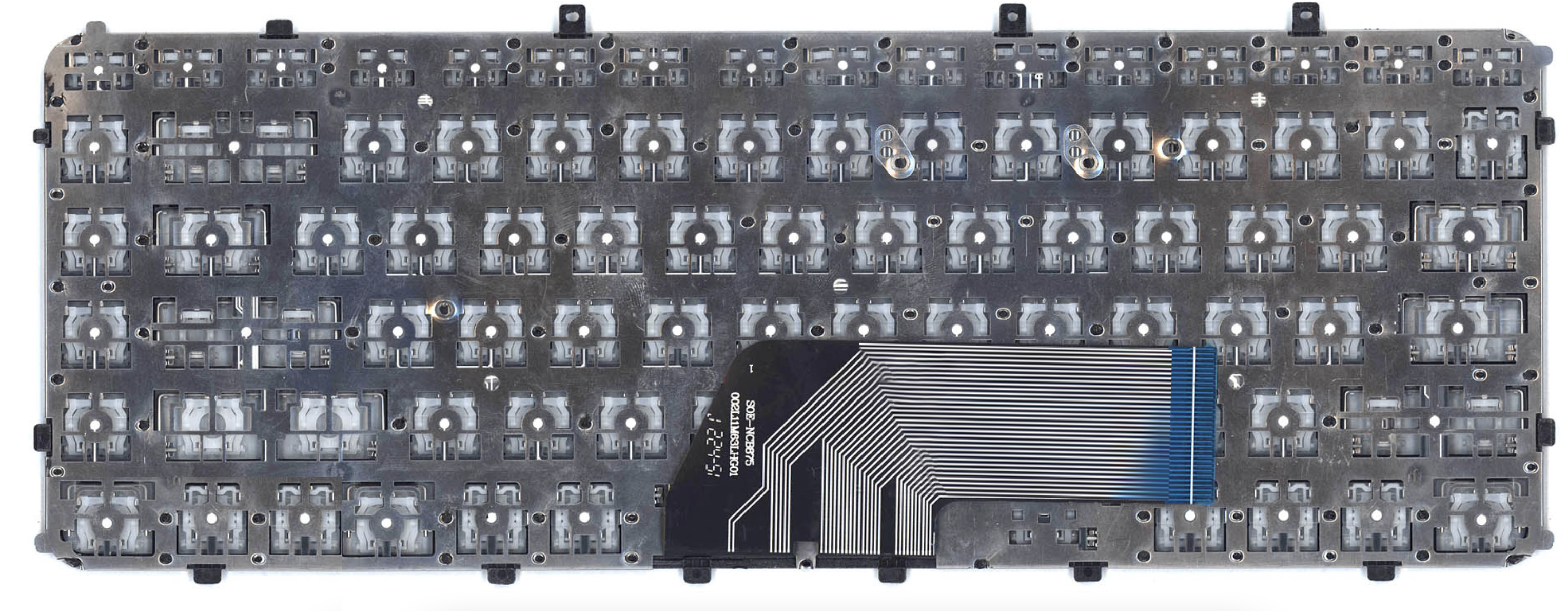 Клавиатура HP Envy Ultrabook (Sleekbook) 6-1255er серебристая рамка, OEM