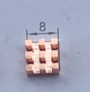 Медный радиатор 8х8х5мм с термоскотчем 3M 9448A